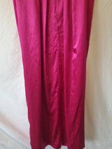 Juniper & Sage Satin Hot Pink Pleat Strapless Evening Bridesmaid Dress Sz 128