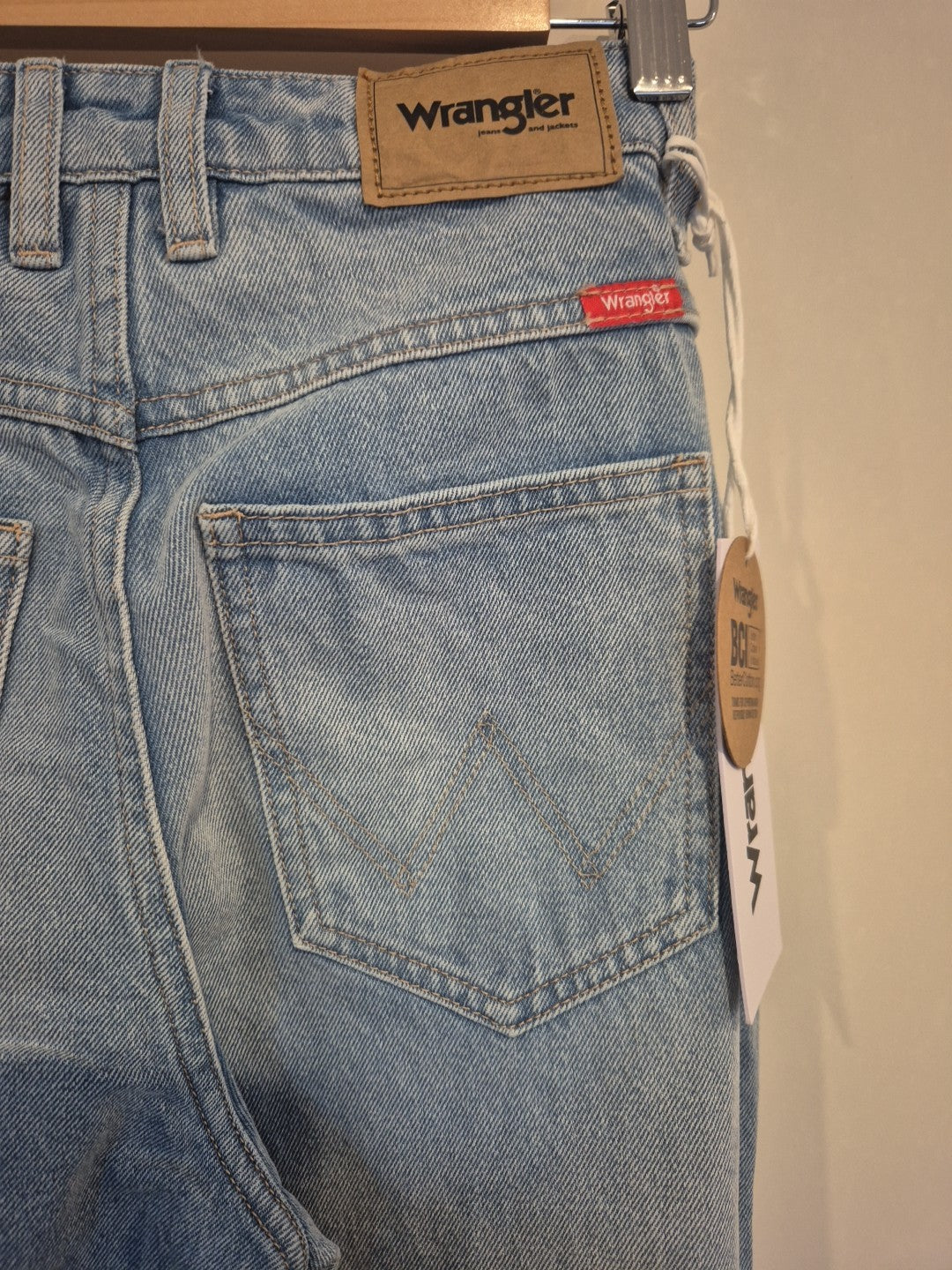 Wrangler Drew Lucille Blue High Rise Slim Fit Torn Jeans Size 710