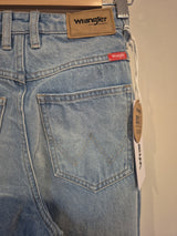 Wrangler Drew Lucille Blue High Rise Slim Fit Torn Jeans Size 710