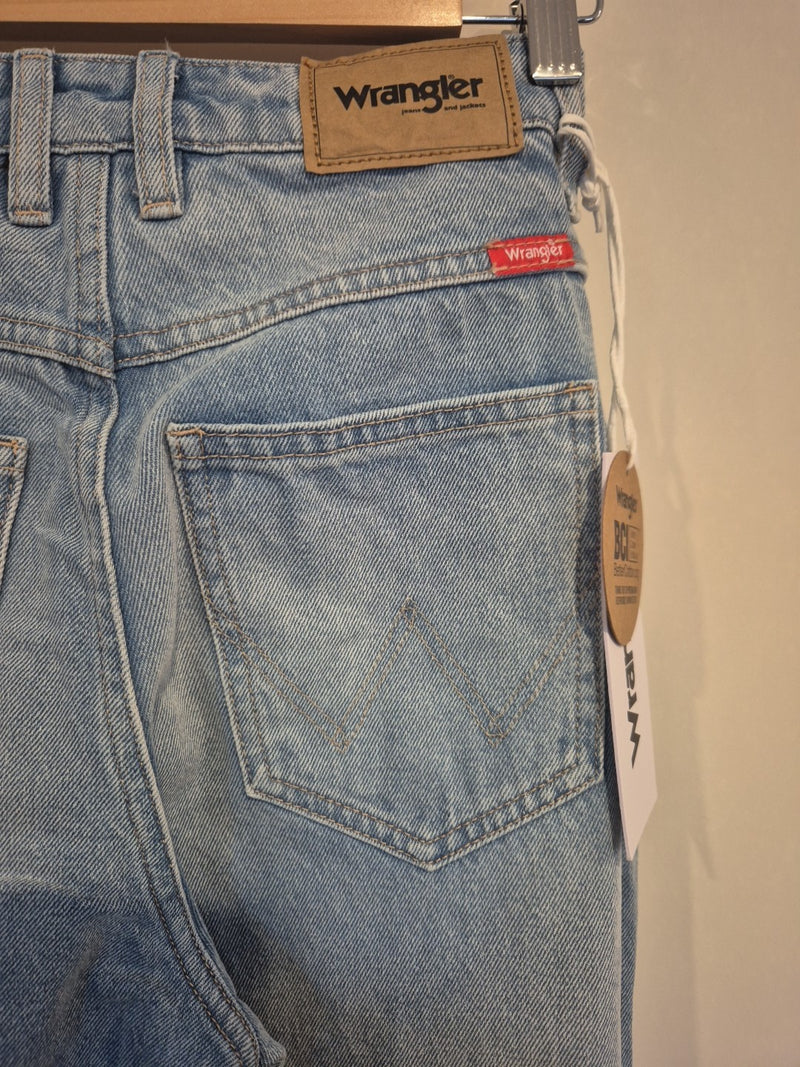 Wrangler Drew Lucille Blue High Rise Slim Fit Torn Jeans Size 710