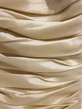 Suga Pash Gold taffeta ruched v neck maid of honour wedding dress size 1210