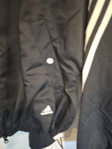 Adidas Black Layered Hooded Wind Breaker Jacket Size Xs3