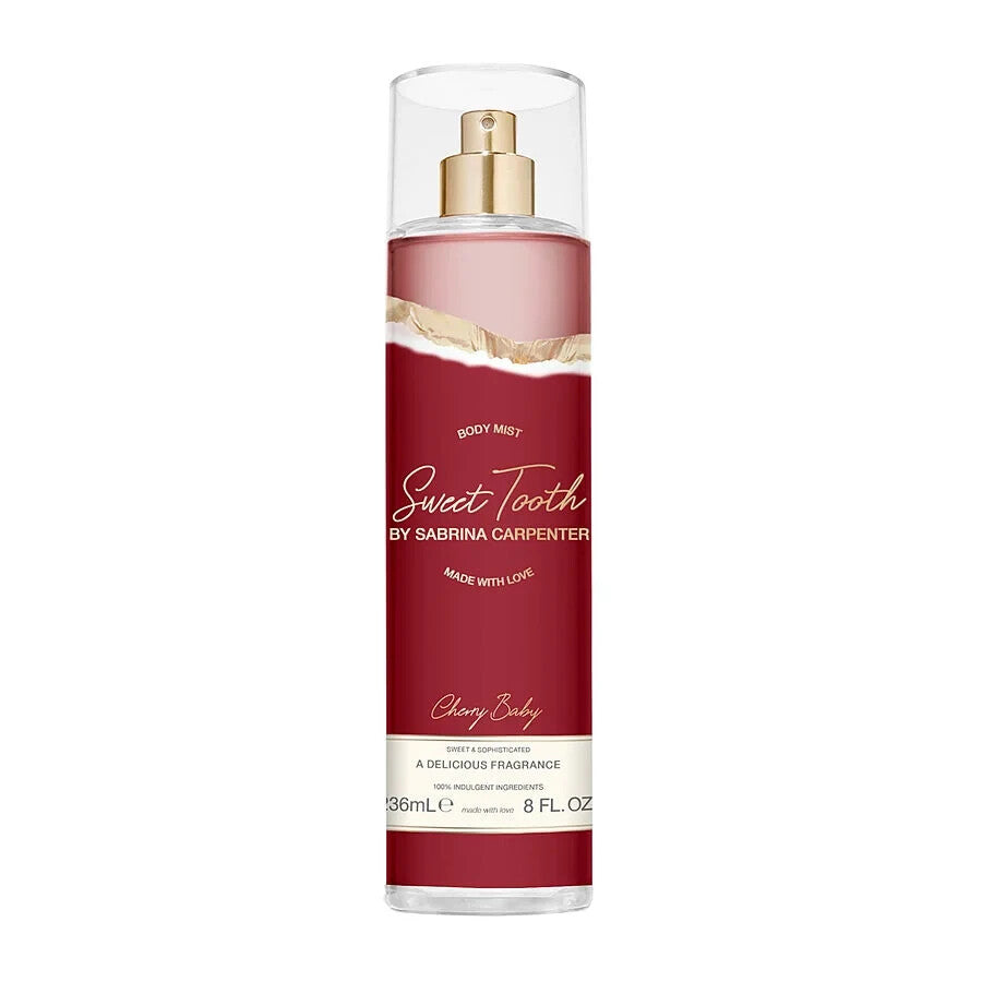 Sabrina Carpenter Sweet Tooth Cherry Baby Body Mist Spray 236ml0