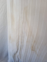 Imoda White Chiffon Gathered Pleated Grecian Empire Wedding Dress Sz 107