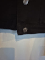 Guess Black Denim Jacket Size S4