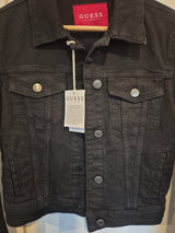 Guess Black Denim Jacket Size S1