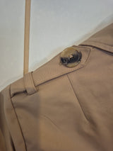 Guess Beige Tan Trench Coat Jacket Size S5