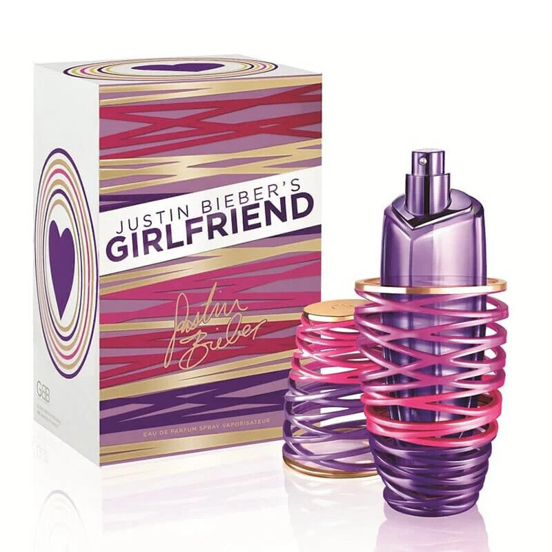 Justin Bieber Girlfriend Eau De Parfum Spray 50ml Discontinued Rare