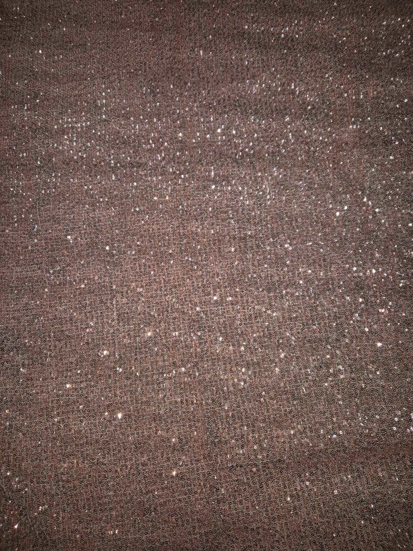 Spotlight Rose Gold Pleat Sequin Fabric 79cm x 141cm1