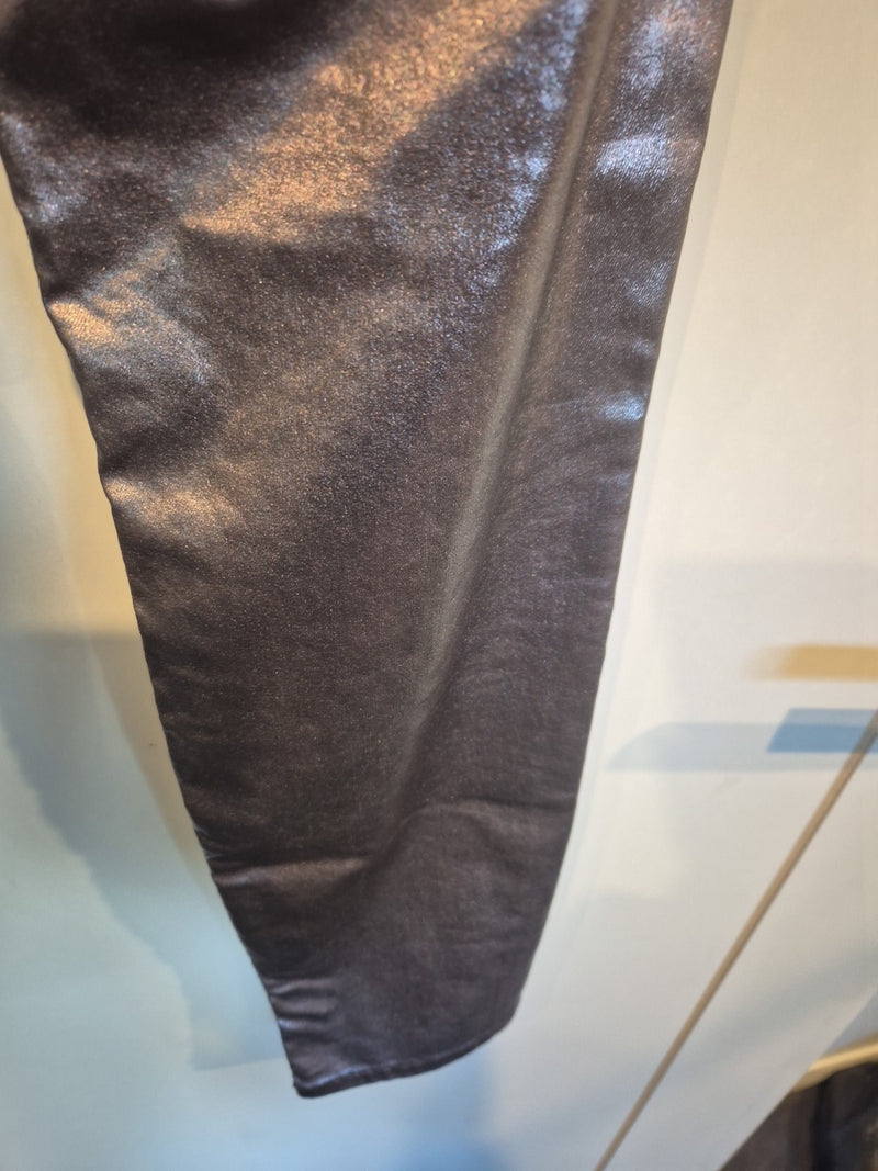 Guess Pink Pewter Metallic High Rise Skinny Leg Jeans Size 2611