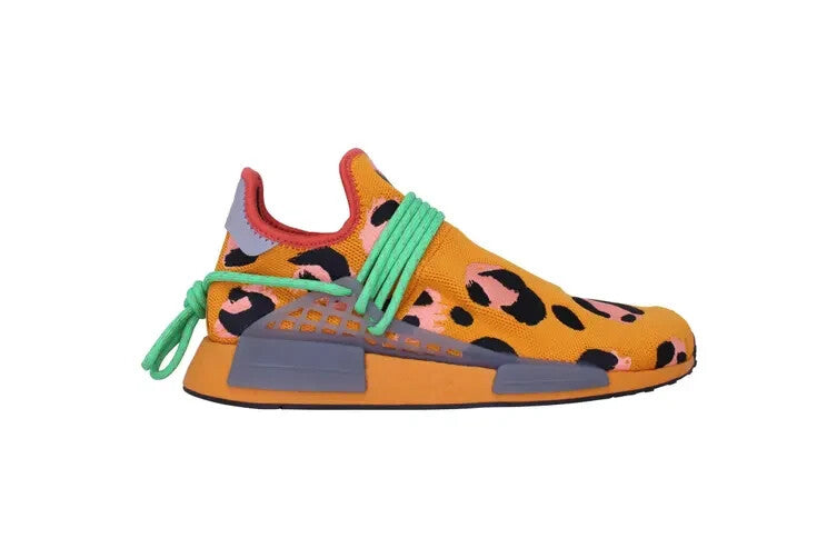 Adidas x Pharrel Williams HU NMD Animal Print Orange Grey Green GZ4439 US 95