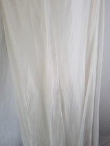 Imoda Ivory Chiffon Sweetheart Ruched Crystal Diamante Bead Wedding Dress Sz 128