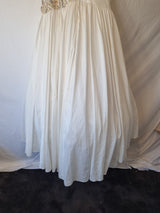 Imoda Ivory Sweetheart Ruched Pleated Gathered Embellished Wedding Dress Sz 89