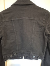 Guess Black Denim Jacket Size S8