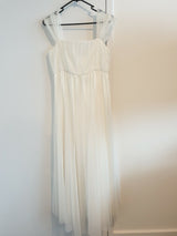 Maticevski ivory bridesmaid soft tulle wedding dress size 12 bnwt1