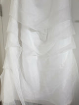 Bridal Chic White organza beaded princess wedding dress size 1011