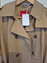Guess Beige Tan Trench Coat Jacket Size S6