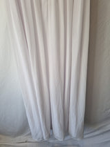 Imoda White Chiffon Sweetheart Beaded Ruched Empire Wedding Dress Sz 128