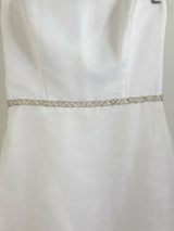Bridal Chic White organza beaded princess wedding dress size 103