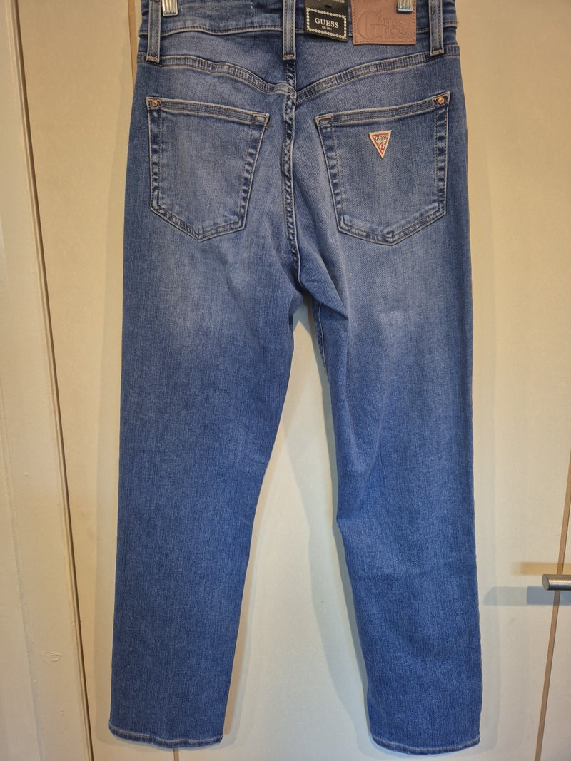 Guess Blue Straight High Rise Jeans Size 265
