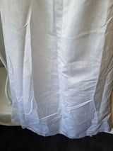 iModa White Sweethear Tulle One Shoulder Beaded Sequin Gathered Wedding Dress 1011