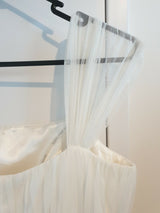 Maticevski ivory bridesmaid soft tulle wedding dress size 12 bnwt7