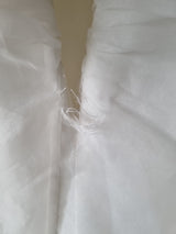 iModa Ivory Straps/Strapless Organza Ruched Beaded Lace AppliqueWedding Dress 1414