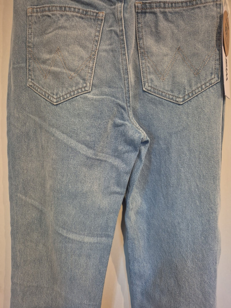 Wrangler Drew Lucille Blue High Rise Slim Fit Torn Jeans Size 713