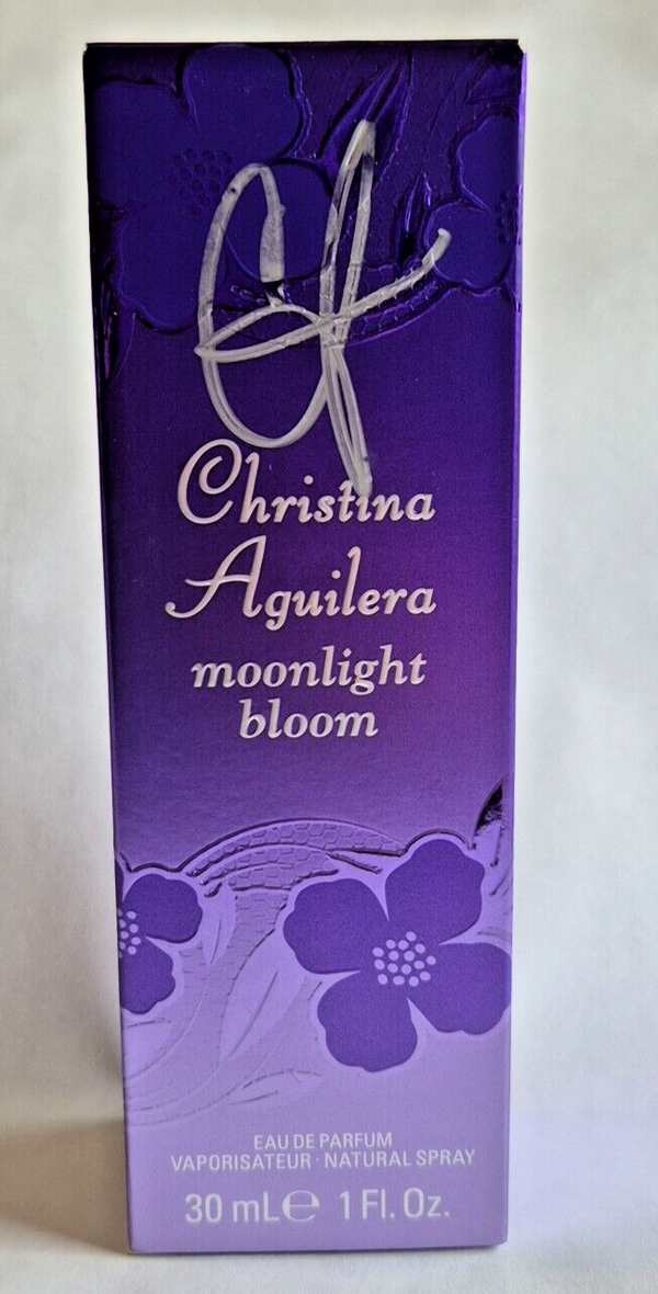 SIGNED Christina Aguilera Moonlight Bloom Eau De Parfum Spray 30ml0
