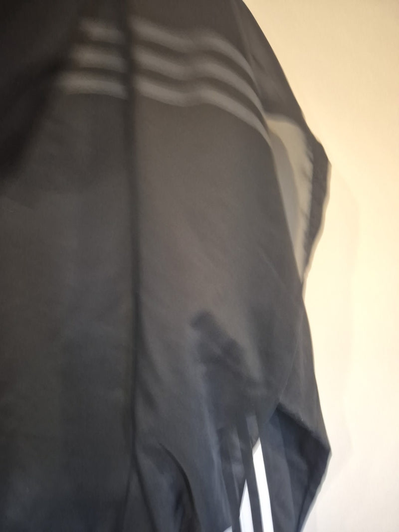 Adidas Black Layered Hooded Wind Breaker Jacket Size Xs9
