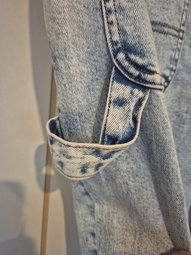 Guess Light Blue Go Kit Carpenter Pant Go Jackie Acid Wash Jeans Size 2514