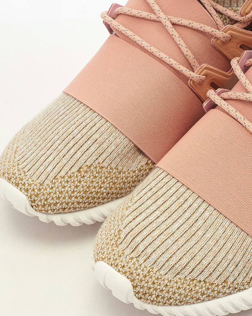 Adidas Tubular Doom Beige Pink Knit Ankle Sock Sneakers BB2390 F44/US10/UK9.522