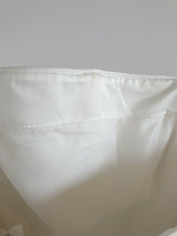 Essence ivory strapless bridal bustier pink beading UK 87