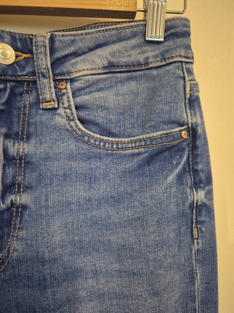Guess Blue Straight High Rise Jeans Size 263