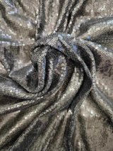 Spotlight Black Sequin Fabric 130cm x 127cm6