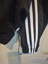 Adidas Black Layered Hooded Wind Breaker Jacket Size Xs11