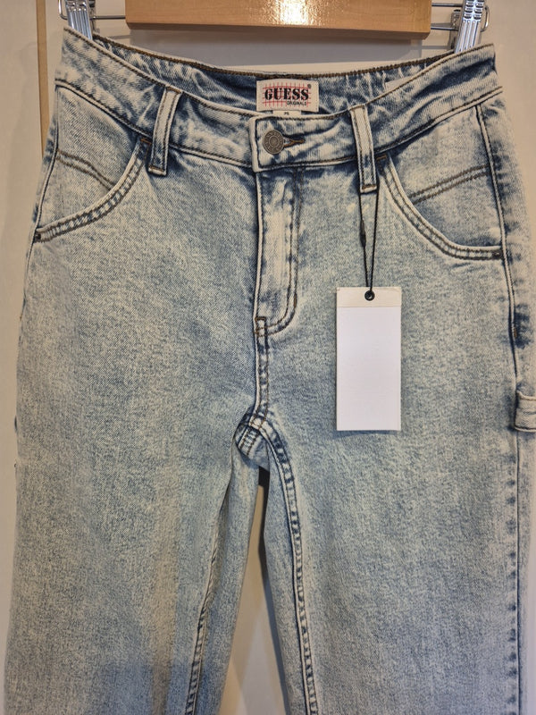 Guess Light Blue Go Kit Carpenter Pant Go Jackie Acid Wash Jeans Size 251