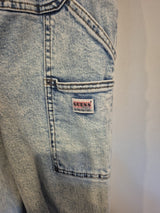 Guess Light Blue Go Kit Carpenter Pant Go Jackie Acid Wash Jeans Size 2513