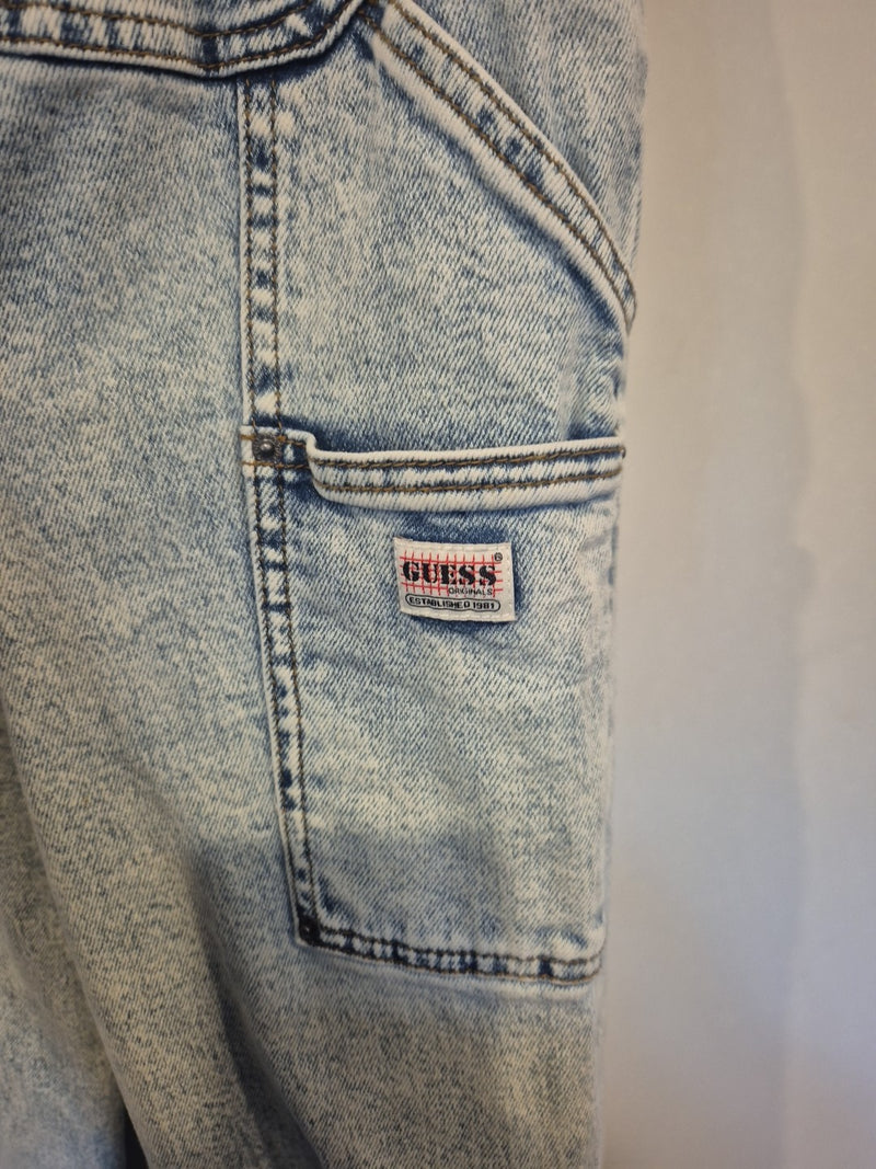 Guess Light Blue Go Kit Carpenter Pant Go Jackie Acid Wash Jeans Size 2513