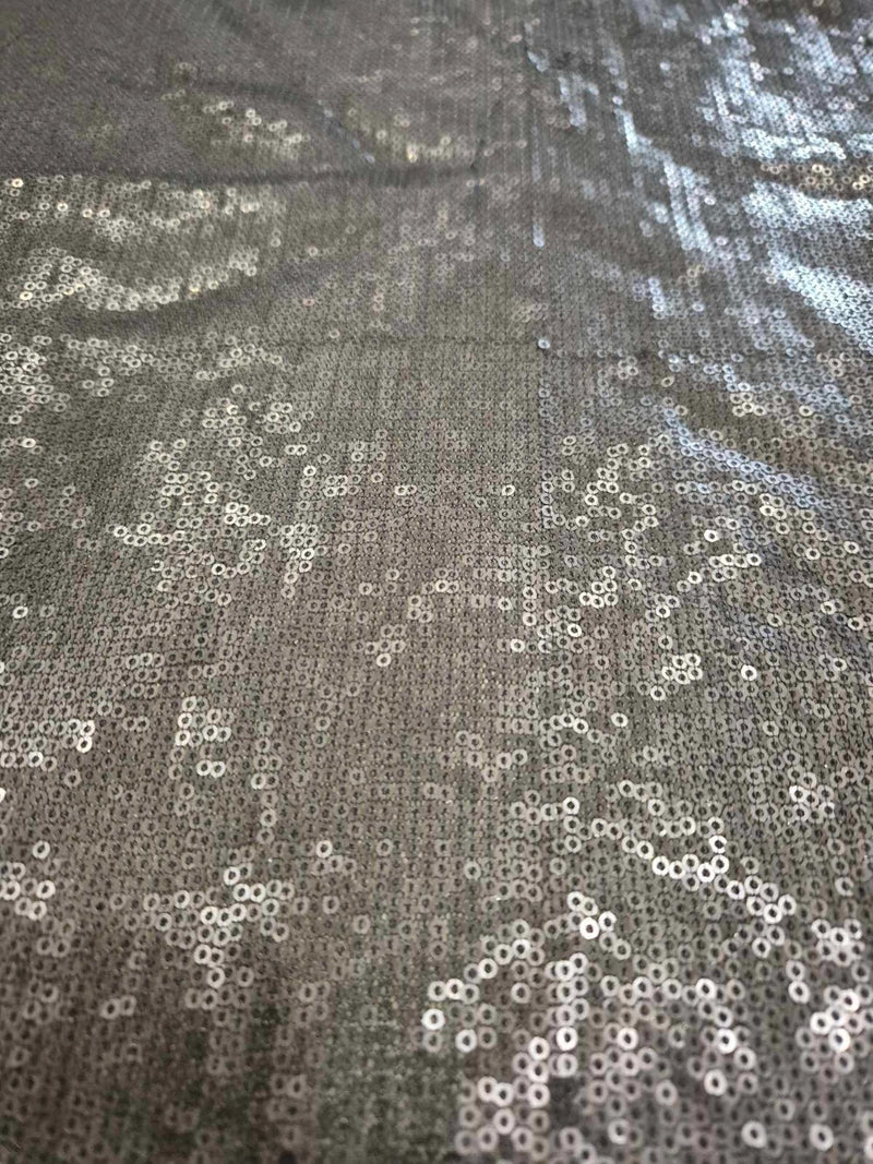 Spotlight Black Sequin Fabric 130cm x 127cm3