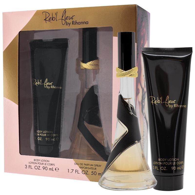 Rihanna Reb'l Fleur Eau De Parfum Spray 50ml + BL 90ml Set Discontinued Rare