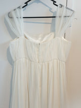 Maticevski ivory bridesmaid soft tulle wedding dress size 12 bnwt5