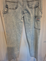 Guess Light Blue Go Kit Carpenter Pant Go Jackie Acid Wash Jeans Size 259