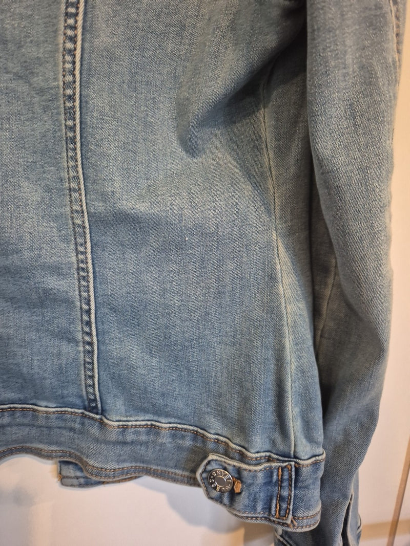 Guess Blue Denim Jacket Size S8