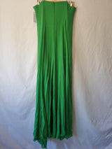 Imoda Chiffon Green Ruched Beaded Strapless Cut Out Evening Bridesmaid Dress 127