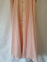 Juniper & Sage Chiffon Pink Ruched One Shoulder Evening Bridesmaid Dress Sz 86