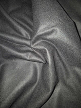 Black Wool Drill Fabric 155cm x 2m2