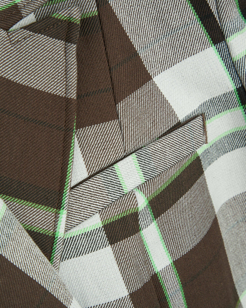 Adidas x Ivy Park Beyonce Mini Skirt Tailored Dress Suit Plaid Brown HG2366 S10