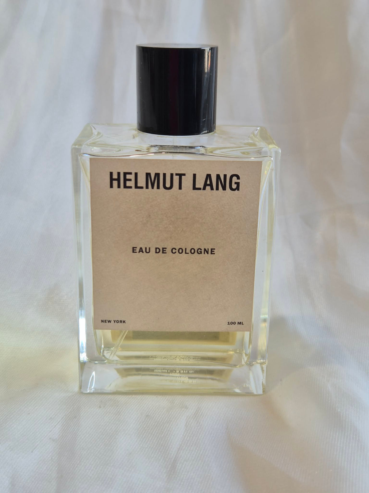 Helmut Lang Eau De Cologne Spray 100ml (65% Full, Unboxed, Discontinued, Very Rare)