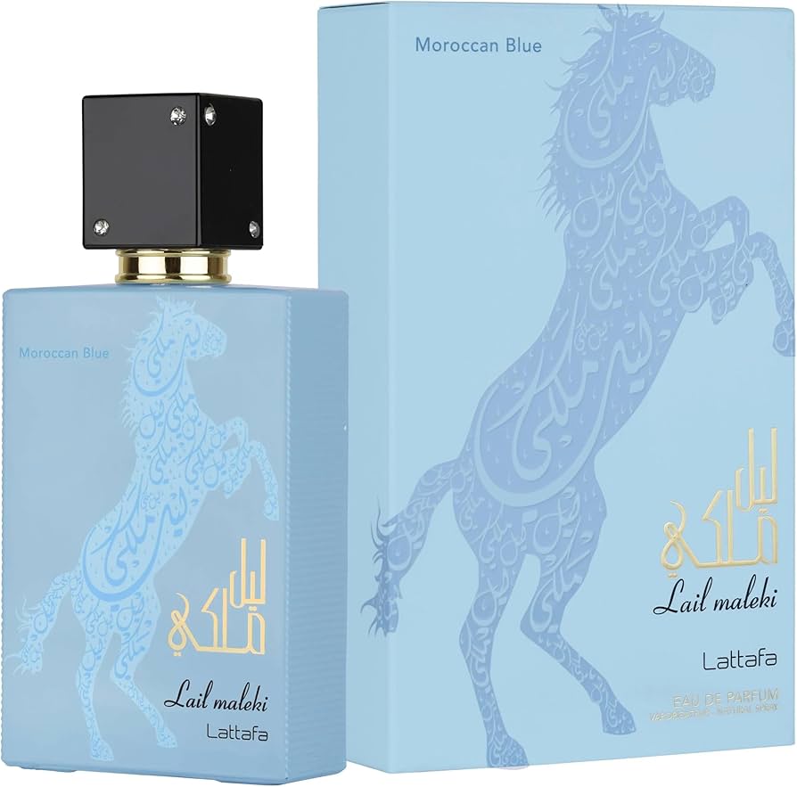 Lattafa Lail Maleki Moroccan Blue Eau De Parfum Spray 100ml